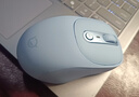 联想（Lenovo）小新无线蓝牙充电鼠标Plus天青蓝 人体工学设计商务办公轻音便携 笔记本平板通用 M3单蓝牙 实拍图