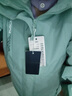 雅鹿三合一冲锋衣女男防风短外套加绒加厚可拆内胆风衣保暖滑雪登山服 YLN11Z36820抹茶绿/深绿-女 L 实拍图