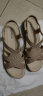 森达（SENDA）可可鞋时尚休闲凉鞋女夏款商场同款增高防滑闪钻坡跟4HL30BL3 杏色 36 晒单实拍图