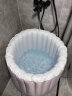 FoldBubble自动充气泡澡桶大人折叠泡浴桶家用洗澡桶冬天成人全身坐浴盆儿童 标准礼包【无线充气】 实拍图