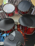 斗牛士（Bullfighter）架子鼓消音垫减震爵士鼓隔音鼓垫静音垫橡胶哑鼓垫5鼓3镲 新款橡胶静音垫（黑色） 实拍图