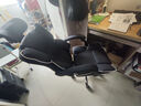 锦汐电脑椅办公椅子电竞椅家用人体工学椅老板椅主播靠背椅皮革转椅 黑色-工学椅【含乳胶坐垫+脚踏】 实拍图