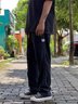 啄木鸟牛仔裤男夏季薄款天丝宽松直筒阔腿裤2026新款潮牌休闲百搭裤子男 1048黑色 夏季薄款 XL 建议120-150斤 实拍图