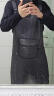 HOUYA围裙2件套透明款可擦手男女家用厨房防水防油餐饮做饭围腰 实拍图