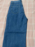 ESCURLTF阔腿牛仔裤女裤子春秋季宽松小个子秋季常规高腰直筒显瘦秋款长裤 885复古蓝 M 建议95斤-110斤 实拍图