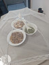 拜杰盖菜罩可折叠菜罩家用食物饭菜防尘罩防苍蝇餐桌罩白色圆形 80cm 实拍图