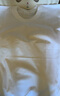 400g重磅纯棉短袖长袖男女T恤纯色厚实不透百搭宽松半袖打底衫QY 象牙白短袖 【重磅400G】 M 建议120-140斤 实拍图