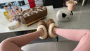 MOXTOC德绒蚕丝无痕羊毛裤校服神器加绒加厚保暖裤女棉毛裤冬季秋裤内穿 【德绒发热+羊毛+蚕丝】德绒粉 S （建议80-90斤） 实拍图