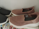 足力健老人鞋一脚蹬中老年休闲鞋玫瑰妈妈鞋25116007J 藕粉色-38 实拍图