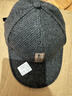 冬季休闲中标棒球帽中老年秋冬帽子保暖护耳棉帽子户外运动鸭舌帽 黑色 可调节 实拍图