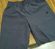 特步（XTEP）速干短裤透气男裤夏季跑步健身运动裤梭织五分裤休闲卫裤训练裤子 黑色【速干短裤】 XL (180/88A)【 现货速发】 实拍图