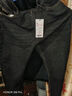 京东京造牛仔裤男士裤子男休闲裤秋季百搭复古锥形 黑灰色 32 实拍图