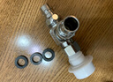洁冠（JIEGUAN）洗衣机水龙头一分二转接头双用开关转换分流器一进二出三通分水阀 A款+4分洗衣机嘴2个 实拍图