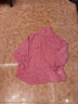 七小铺（QIXIAOPU）个性小众潮牌设计感薄款衬衫女2024新款洋气减龄宽松休闲韩版上衣 粉色 均码 晒单实拍图