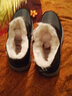 鮟鱇冬季纯羊毛保暖男老北京布鞋加厚防水爸爸高帮棉靴23503 黑色 41 实拍图