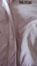 快鱼2023年冬女士新薄带帽短款棉衣活力复古学院风外套13U5012 淡粉色 XL 晒单实拍图