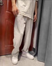 歌朴伟直筒运动裤子男秋冬季加绒加厚宽松直筒华棉休闲裤春款长卫裤 ZH00黑色+灰色 常规 （俩件装） L （建议100-115斤） 实拍图