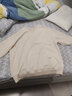 马登工装 美式复古重磅雪尼尔卫衣男春季抗皱休闲打底圆领套头长袖T恤 米白色 3XL 实拍图