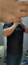比音勒芬（Biemlfdlkk）【凉感透气排汗】夏季男士短袖T恤圆领套头休闲高档烫钻字母薄款 07黑色 110/XL 晒单实拍图