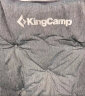 KingCamp折叠椅蝴蝶椅夹棉椅懒人椅沙发椅家用阳台休闲椅子KC2224灰色 实拍图