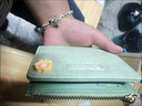 畅印高颜值设计感小钱包女短款可爱日系少女心多卡位卡包零钱一体包 绿色小花 实拍图