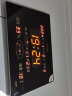 虹泰（HoTai）led数码万年历电子挂钟 客厅创意电波钟日历表温湿度表挂墙3958 39x58cm-节气款红光 实拍图