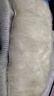 安纬格羊皮毛护膝盖保暖关节炎秋冬防寒男女士中老年老寒腿摩托骑电动车 灰色 2只装 XL (150-200斤) 加长款33cm 实拍图