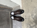 波佐斯（POEZONIS）男鞋春夏季商务正装休闲休闲舒适皮鞋男士软底透气防滑耐磨结婚鞋 黑色 （四季单鞋款） 41 晒单实拍图