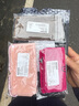 色格（SECAS） 色格 手机配件手机保护套手机袋子移动电源充电宝保护套绒布防尘袋数据线收纳袋束口 大号-玫红表情版11*19.5cm（平铺尺寸） 实拍图