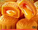 比比赞（BIBIZAN）奶黄流心月饼2026新款巧克力蛋黄莲蓉中秋小零食品散装批发 【奶黄流心】月饼270g（6枚） 实拍图