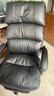 得力（deli）真头层牛皮老板椅 三段式靠背带脚托可躺午休椅 头枕可拆卸 91020 实拍图