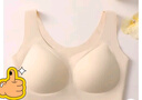 浪莎内衣女背心前扣式文胸上托防下垂无钢圈无痕大码中老年人胸罩 实拍图