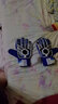 sultenc守门员手套儿童成人带护指天然乳胶防滑耐磨减缓冲击专业训练门将 蓝色+护肘\膝(2件套) 6号 身高151~160cm 实拍图