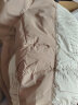 兹奈儿（ZINAIER）年冬季新品小个子印花立领宽松百搭面包服白鸭绒羽绒服 卡其色 S（建议90-100斤） 晒单实拍图