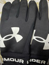 安德玛（Under Armour）全指运动手套 健身手套男女骑行护具 防滑加厚加绒护手掌 黑色L码 实拍图