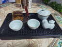 苏氏陶瓷（SUSHI CERAMICS）汝窑茶具马上有钱茶宠摆件开片聚财盖碗8功夫茶杯平价礼品团购款 实拍图