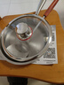 韩笑316不锈钢平底锅无涂层不粘锅家用电磁炉燃气灶烙饼煎蛋牛排煎锅 【带盖】无涂层平底锅 24cm 实拍图