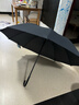 天堂 长柄加大雨伞半自动超大号商务直杆伞晴雨伞70*10骨 乌木黑 实拍图