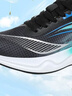 保罗格斯敦新款透气减震男鞋运动鞋跑步鞋轻便减震百搭软底跑步鞋 70K黑湖蓝 41 实拍图