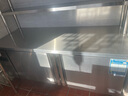 银都餐饮设备 操作台冰柜商用冰箱冷藏柜 冷藏工作台平冷卧式冰柜商用双温厨房冷冻柜不锈钢保鲜柜 全铜管双温 1.5米*0.7米*0.8米 实拍图