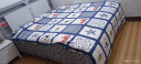 雅鹿·自由自在 牛奶绒四件套 冬季保暖床上用品套件被套200*230cm 灰格彩虹 实拍图