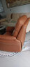 左右沙发皮感科技布电动带摇单人沙发椅DZY6010-D 暮光橙31055  实拍图