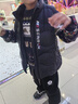 雪中飞kids儿童羽绒马甲清仓秋冬女童中大童男童轻薄立领羽绒内胆 黑色 130 实拍图