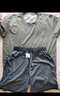 际华三五三五 短袖体能服套装夏季训练服短袖圆领工作服T恤军迷短裤训练服男 短袖体能服套装 180-185（104-108） 实拍图