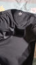 特步运动短袖T恤男夏季速干男装冰丝上衣 0325黑色 2XL  晒单实拍图