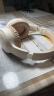 联想（Lenovo）真无线头戴式蓝牙耳机 电脑游戏电竞降噪跑步运动音乐听力网课耳麦 适用于苹果华为小米 TH30米白 实拍图