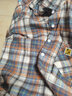 皮尔卡丹（pierre cardin）纯棉格子衬衫女春秋季新款时尚复古衬衣外穿洋气长袖百搭上衣显瘦 图片色 2XL 建议135-150斤 实拍图