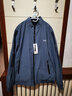JEEP吉普夹克男士外套秋冬款男装衣服立领宽松双面穿青中年商务茄克衫 雾蓝春秋款（升级版） 4XL (建议175-190斤) 实拍图