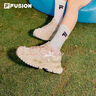 FILA FUSION斐乐女鞋BIANCO老爹鞋季新款硬糖鞋休闲鞋厚底运动鞋女 夏威夷果黄-MS 39 实拍图