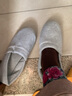 沐候中老年秋冬季居家用软底包跟棉拖鞋室内静音木地板大码女式月子鞋 舒适型-灰色 27 （适合43-44码）脚丫 实拍图